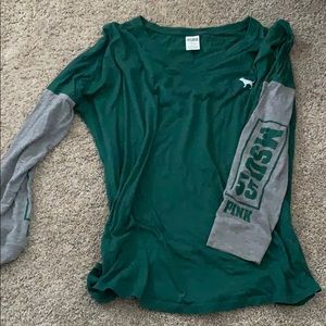 Victoria’s Secret long sleeve MSU tee